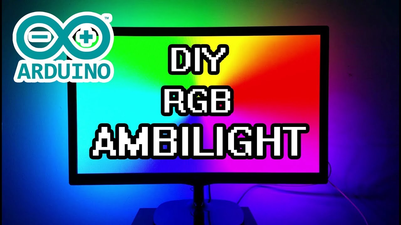 DIY Arduino Ambilight RGB WS2812b Full Build & How-To